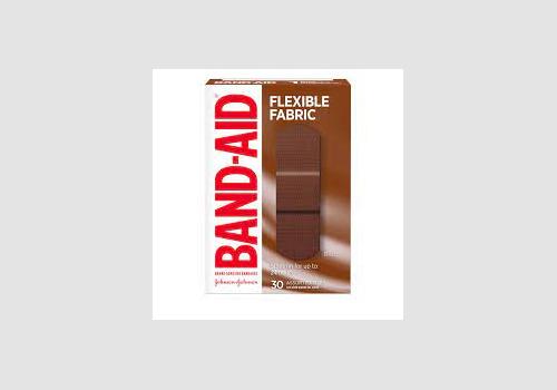 Med Brown Band-aid Brand adhesive bandage 30/bx